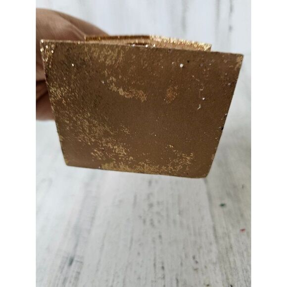 Gold glitter chapel Church ornament Xmas tree religious - Picture 10 of 12